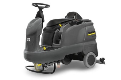 Поломоечная машина Karcher B 90 R Config 1.161-000.2 24 В, 2,2 кВт. Тяговый привод. Рекомендуемая площадь 1200-3000м2. Баки для чистой/грязной воды 90/90л, рабочая ширина 550-750мм. Щетка, всасывающая балка 850-940мм, аккумулятор и зарядное устройство в комплект не входят . Вес  с аккумулятором 170Ач 273кг. Производительность 4500 м2/ч. Автоматическое отключение подачи воды. Панель EASY Operation.