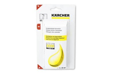 Концентрат средства для мойки окон RM 503 (уп 4шт х 20 мл) Karcher 6.295-302.0 Средство в практичной одноразовой упаковке для очистки любых гладких водостойких поверхностей. Без образования полос и разводов. Придает водоотталкивающий эффект, замедляет повторное загрязнение.
