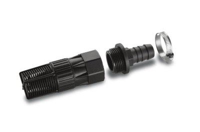 Входной фильтр с обратным клапаном 3/4" Karcher 6.997-345.0 Для присоединения к всасывающим шлангам диаметром 3/4". С хомутом. Обратный клапан ускоряет повторный пуск насоса и предотвращает вытекание воды. Для индивидуального подключения как всасывающая гарнитура.